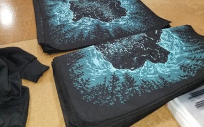 Discharge Printing Bandanas