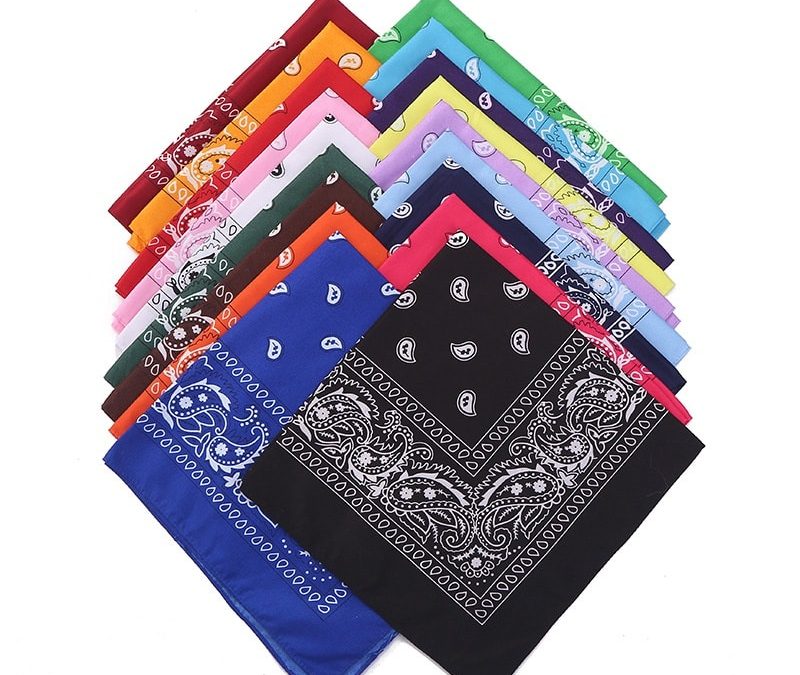 Discharge Printing Bandanas